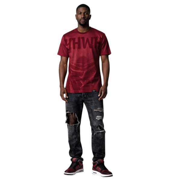 YHWH Bleached | Maroon