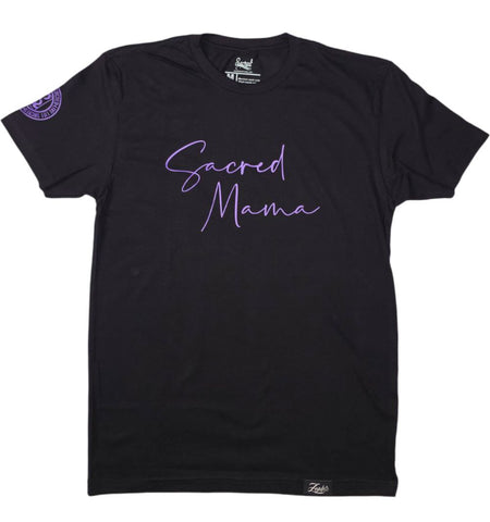 Sacred Mama Purple Praise Tee