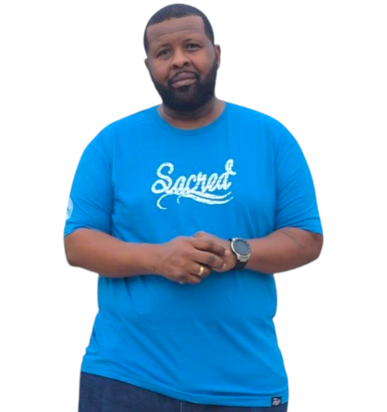Sacred Inscribed Ocean Tee