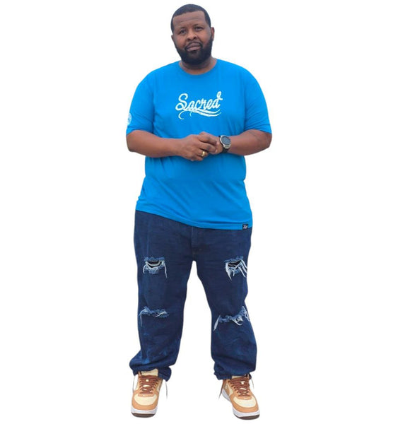 Sacred Inscribed Ocean Tee